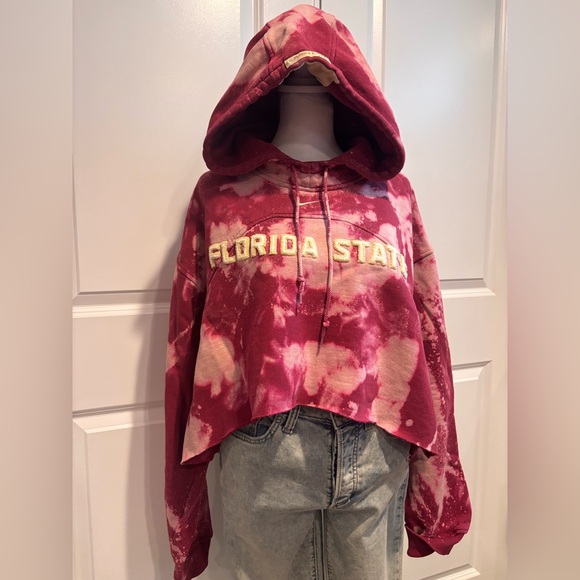 Florida State Cropped Hoodie Size L - Picture 1 of 2